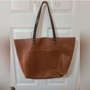 Damaged -edited Portland Leather Goods Tote Oversized
